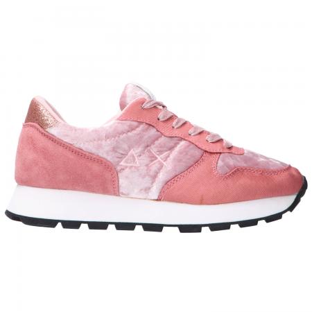 Sneakers Donna Ally Velour body Rosa