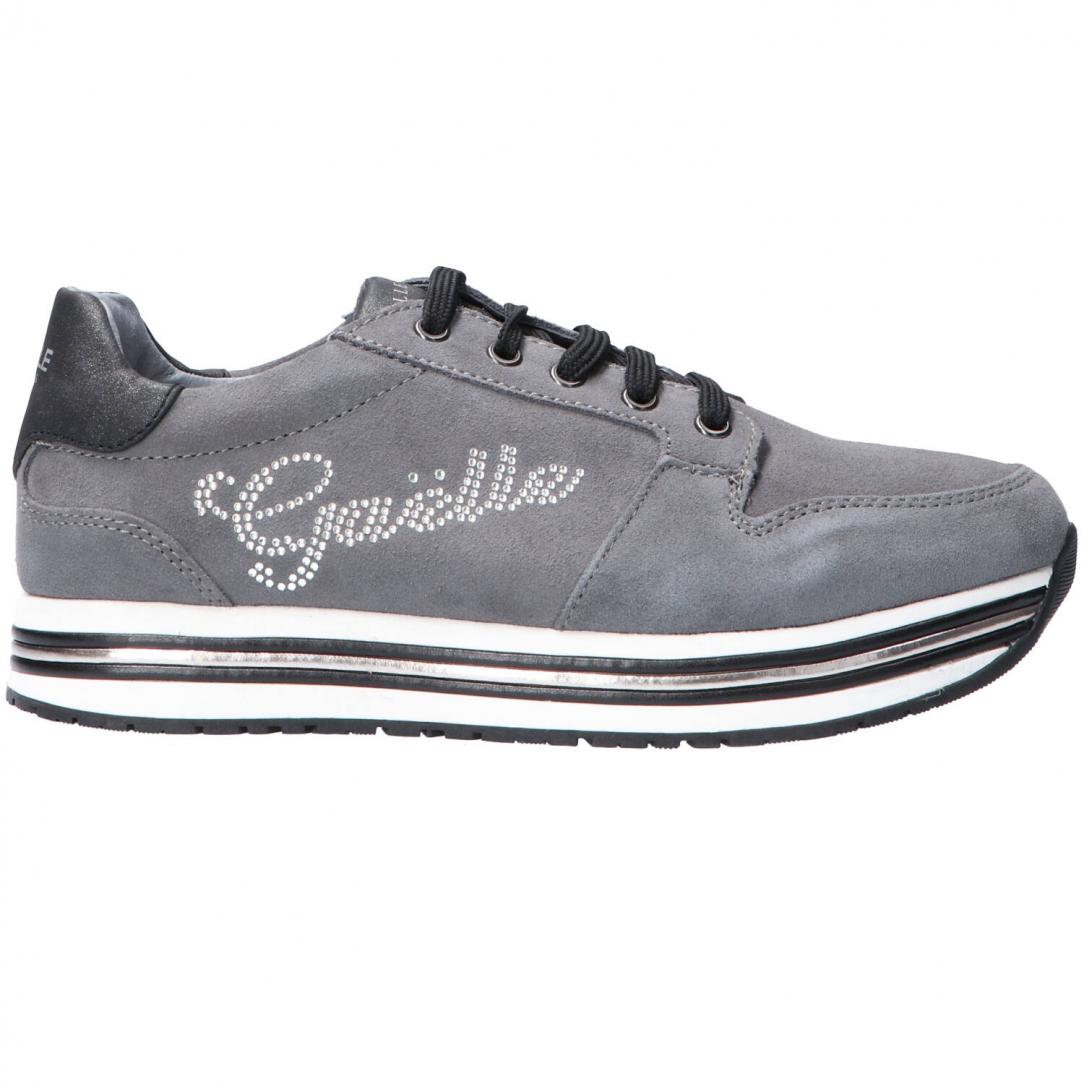 scamosciata con strass G-111 Grigio scamosciata con strass G-111 Grigio 1