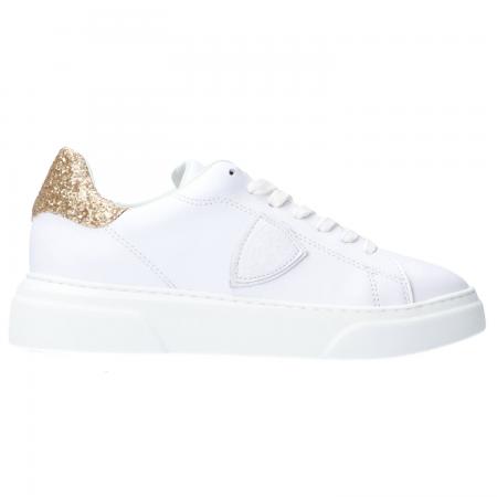Sneakers Donna Temple Femme Veau Glitter Oro