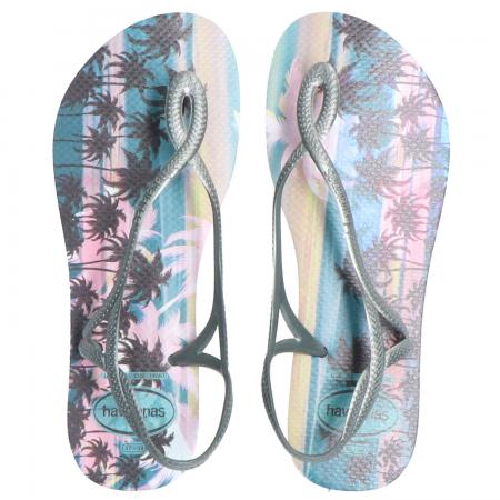 Scarpe Mare Donna Hava luna print Azzurro
