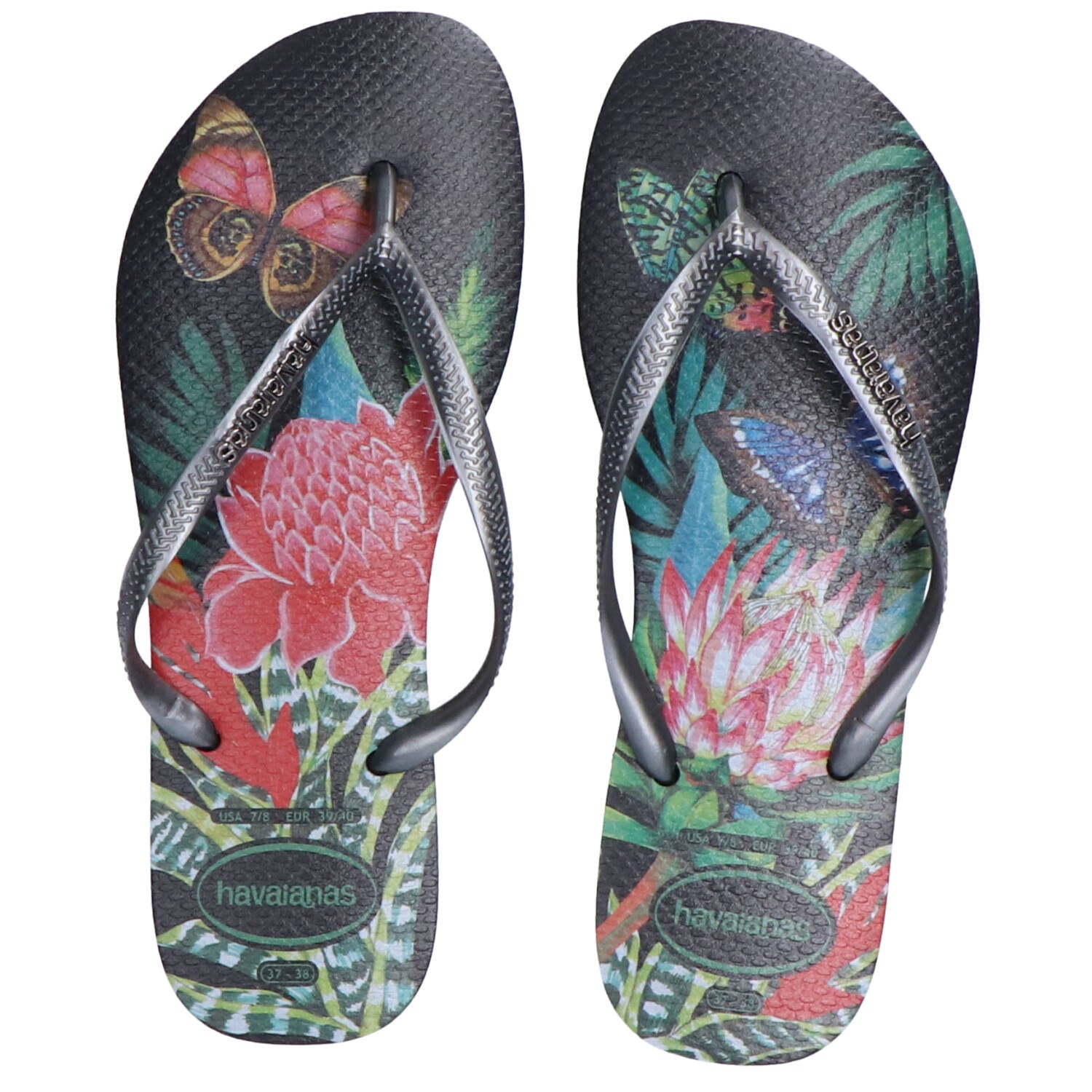 Havaianas Scarpe mare Scarpe mare Hava slim tropical Nere