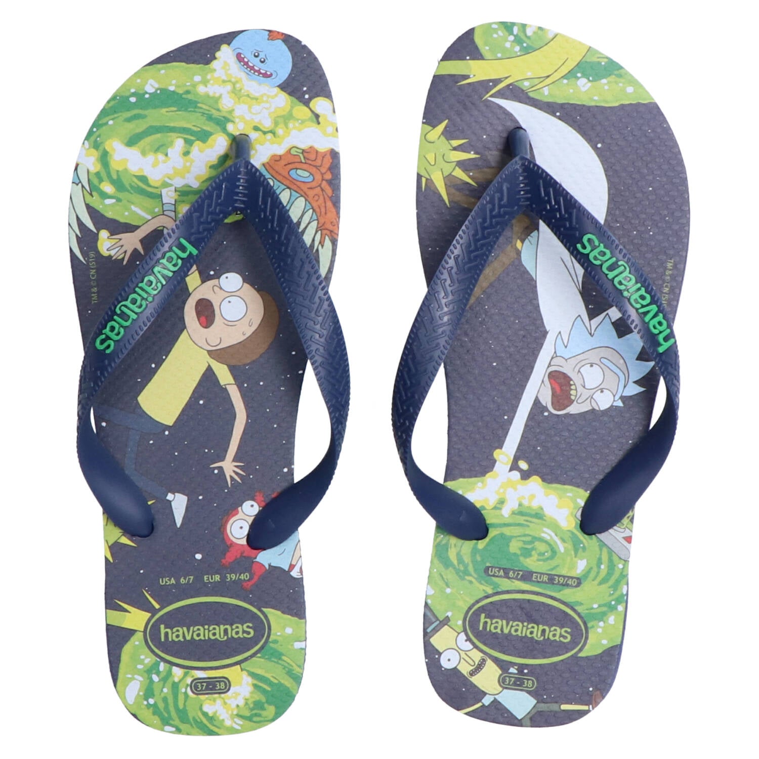 Havaianas Scarpe mare Scarpe mare Hava Rick and Morty Blu
