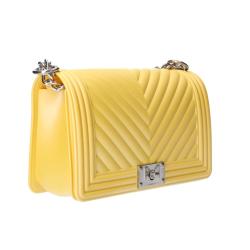 Borse tracolla Flat S mahnattan bag mini Gialle