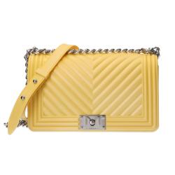 Borse tracolla Flat S mahnattan bag mini Gialle