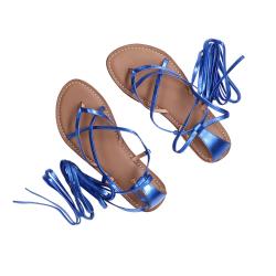 Sandali Rasoterra stringato Blu