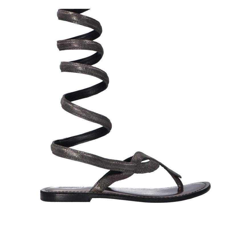 Sandali Xl Wrap up special piton Grigio