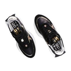 Sneakers Gipsy05 combi oro nero oro