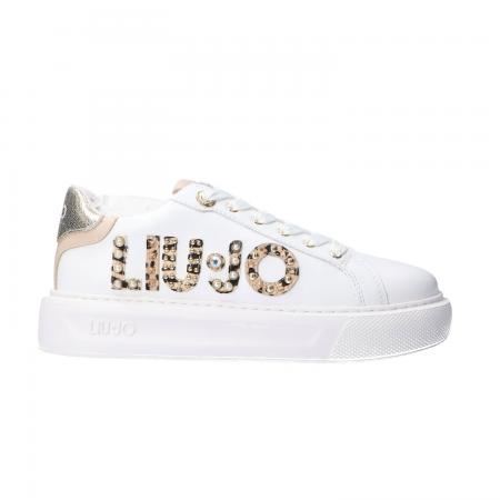 Sneakers Donna Kylie 10 Bianco oro