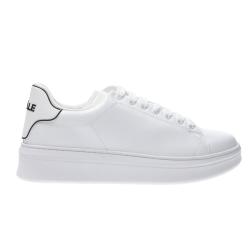 Sneakers Ecopelle rubber patch linea GACA Bianco