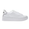 Sneakers Ecopelle rubber patch linea GACA Bianco