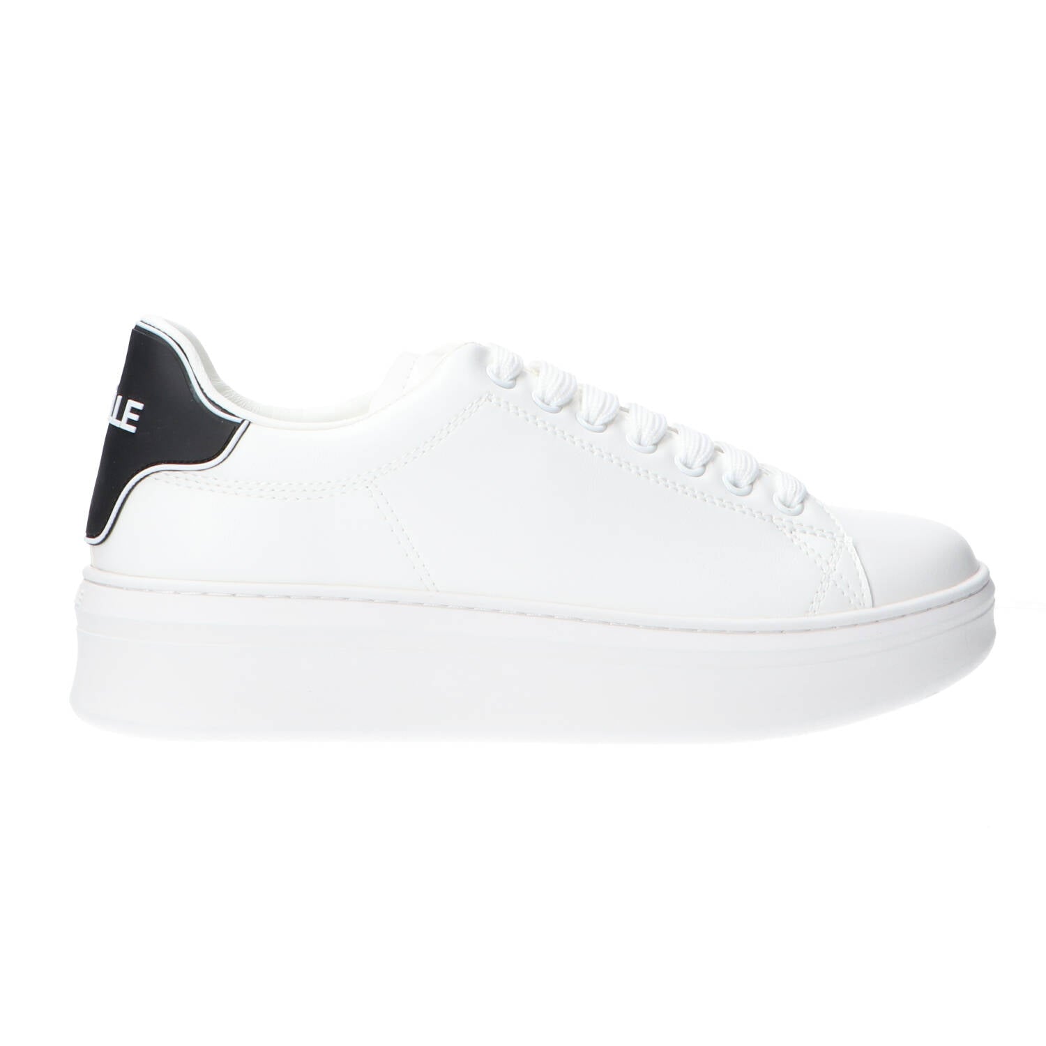 Gaelle Paris Sneakers Sneakers Ecopelle rubber patch linea GACA Bianco/nero