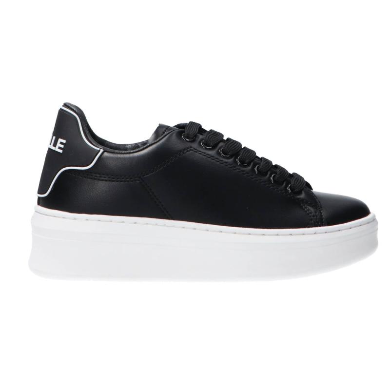 Sneakers Ecopelle rubber patch linea GACA Nero