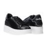 Gaelle Paris Sneakers Sneakers Ecopelle rubber patch linea GACA Nero - Foto 3