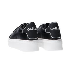 Sneakers Ecopelle rubber patch linea GACA Nero