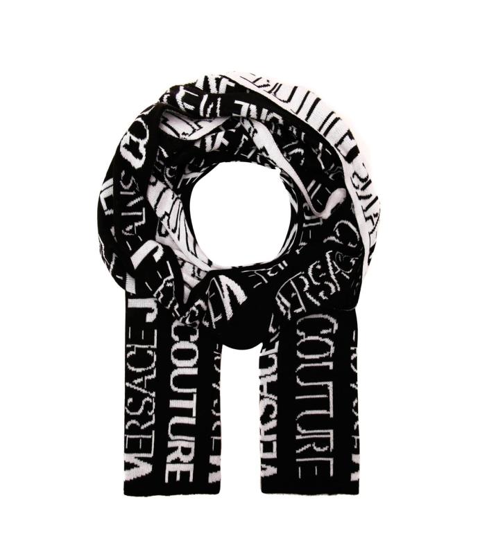 Sciarpe 73HA2H52 SCIARPA LOGATA Nero Bianco