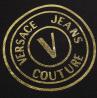 Versace Tute Tute 73GAAT06 LOGO PANT. Nero Oro - Foto 3