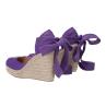 Gaelle Paris Sandali Sandali GBCDP3035 ESPADRILLAS ZEPPA Viola - Foto 4
