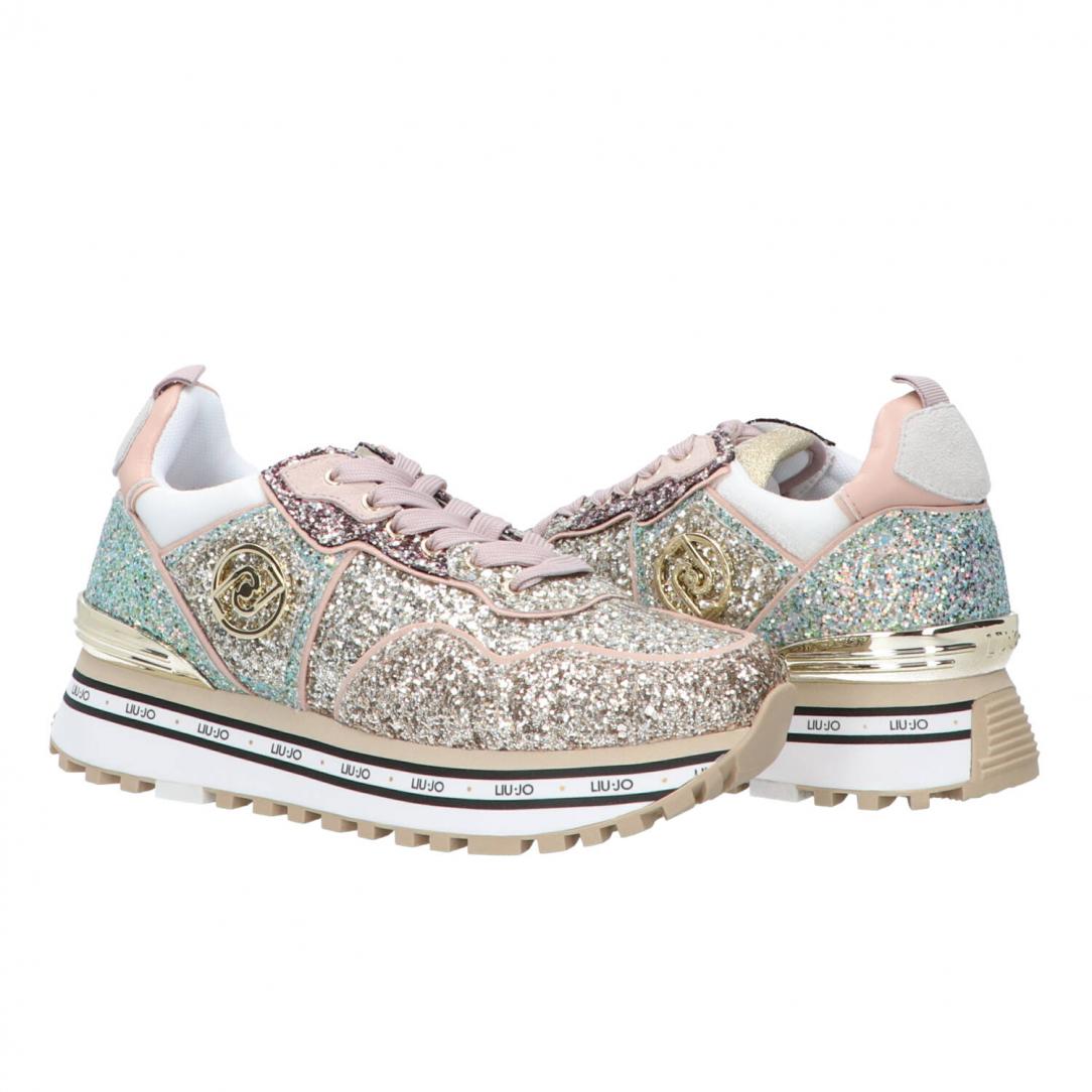 MAXI WONDER GLITTER 24 PLATFORM ORO GLITTER 3