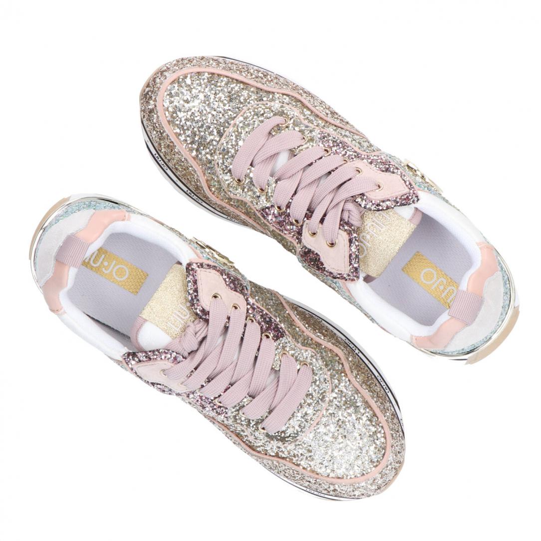 MAXI WONDER GLITTER 24 PLATFORM ORO GLITTER 5