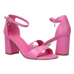 Sandali GD 811 tacco largo Fucsia