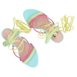 Sandali GD800 intreccio multicolor