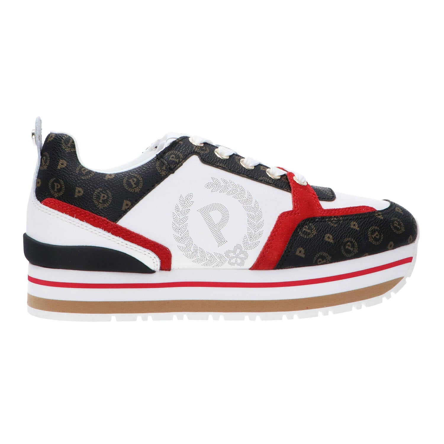 Pollini Sneakers Sneakers Platform TA15333 Nero rosso