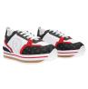 Sneakers Platform TA15333 Nero rosso