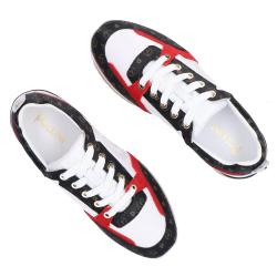 Sneakers Platform TA15333 Nero rosso