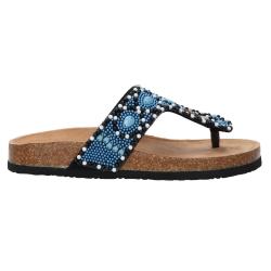 Gold&gold Sandali Sandali FL211 PIETRE Nero