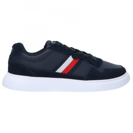 Sneakers Uomo lightweight leather mix cup...