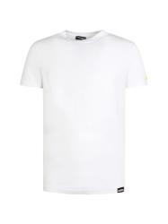 Dsquared2 T-shirt T-shirt D9M204480 BASIC T-SHIRT Bianco Giallo