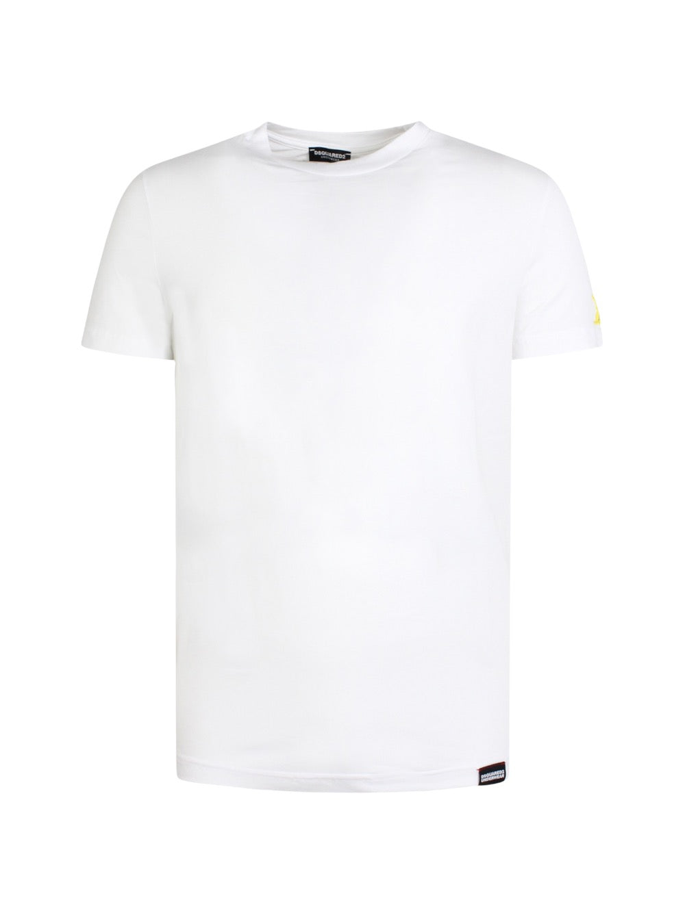 Dsquared2 T-shirt T-shirt D9M204480 BASIC T-SHIRT Bianco Giallo