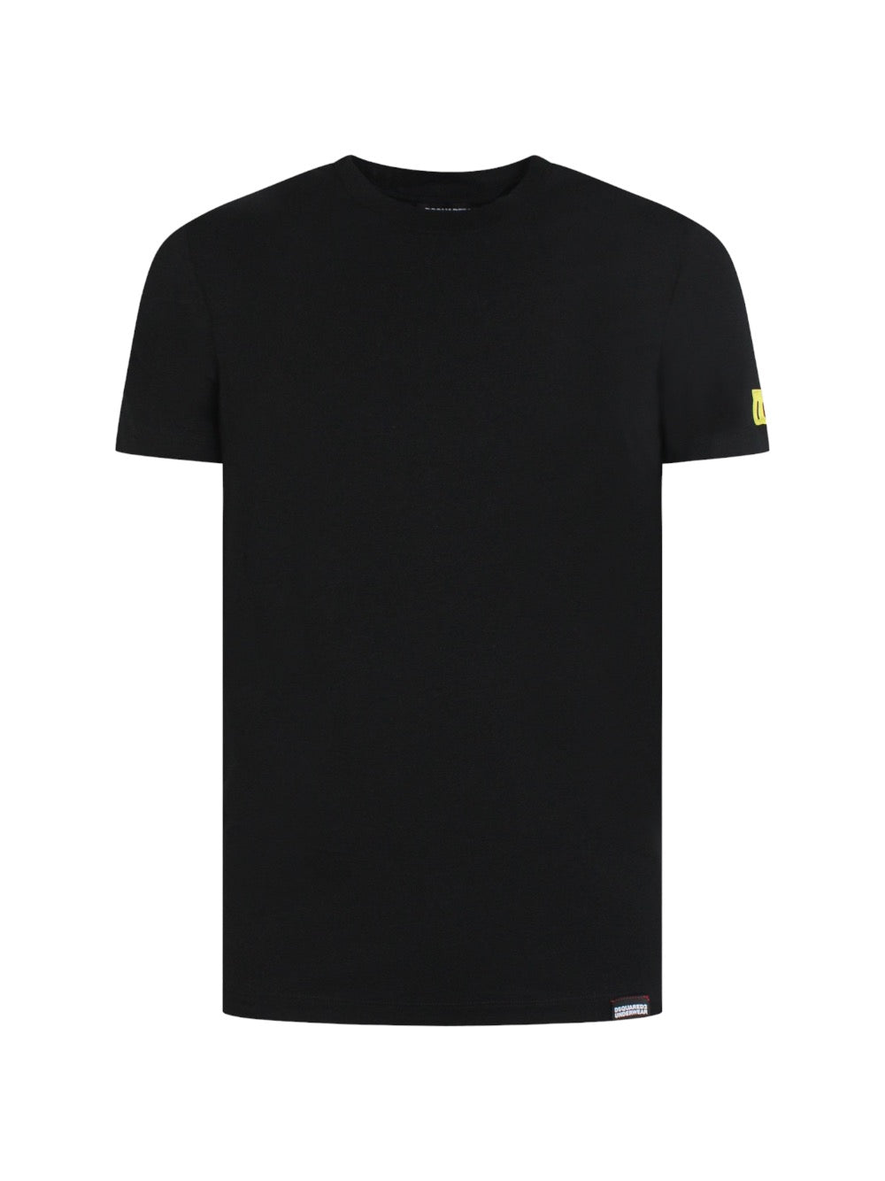 Dsquared2 T-shirt T-shirt D9M204480 BASIC T-SHIRT Nero Giallo