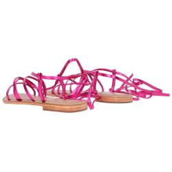Sandali LACCI IN PELLE Fucsia