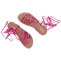 Sandali LACCI IN PELLE Fucsia
