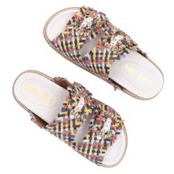 Sandali SANDALO PAGLIA Multicolore