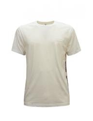 Moschino T-shirt T-shirt BANDA LATERALE 0783 Bianco