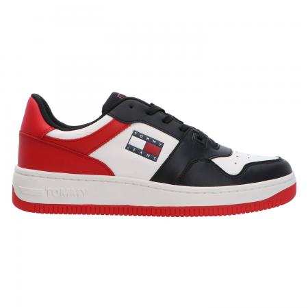 Sneakers Uomo Basket leather Nere