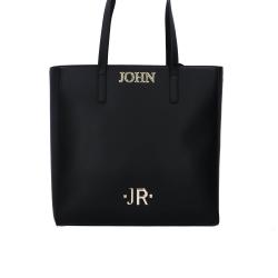 Richmond Borse a spalla Borse a spalla 23236 SHOPPING BAG CHOWA Nero Oro