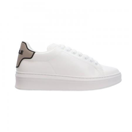 Sneakers Donna Ecopelle rubber patch linea...