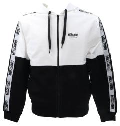 Moschino Felpe Felpe Felpa con Cappuccio e Cerniera V1A1721 Bianco