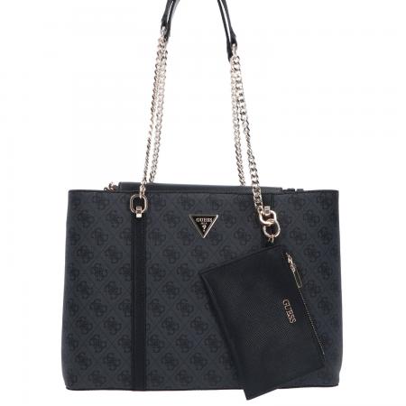 Borse A Spalla Donna Eco Craig monogram Grigio