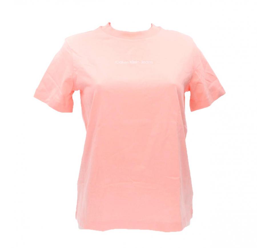 faint Rosa Calvin Klein institutional blossom T-shirt logo
