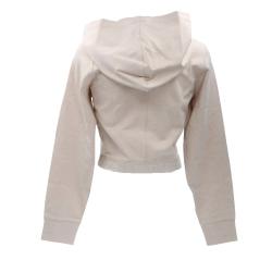 Felpe Eggshell croptop Beige
