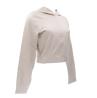 Calvin Klein Felpe Felpe Eggshell croptop Beige - Foto 2