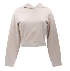 Calvin Klein Felpe Felpe Eggshell croptop Beige