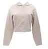 Calvin Klein Felpe Felpe Eggshell croptop Beige - Foto 1