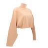 Jaycì Maglioni Maglioni Crop a coste Beige - Foto 2