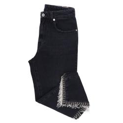 Jaycì Jeans Jeans Denim frange strass 91111 Nero
