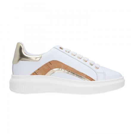 Sneakers Donna Geo leather 0729 578P Bianco